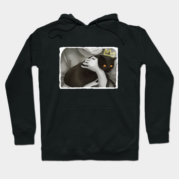 Cats are King of human Hoodie by ya studio